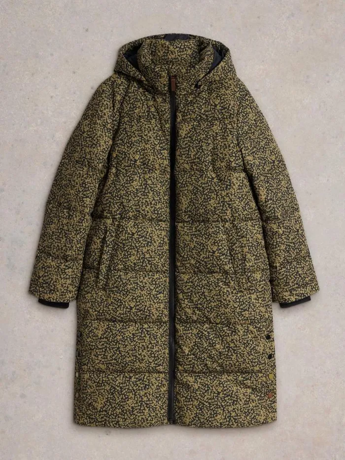 Women Elyse Quilted Coat Black Print White Stuff Coats and Jackets Women Elyse Quilted Coat Black Print White Stuff Coats and Jackets