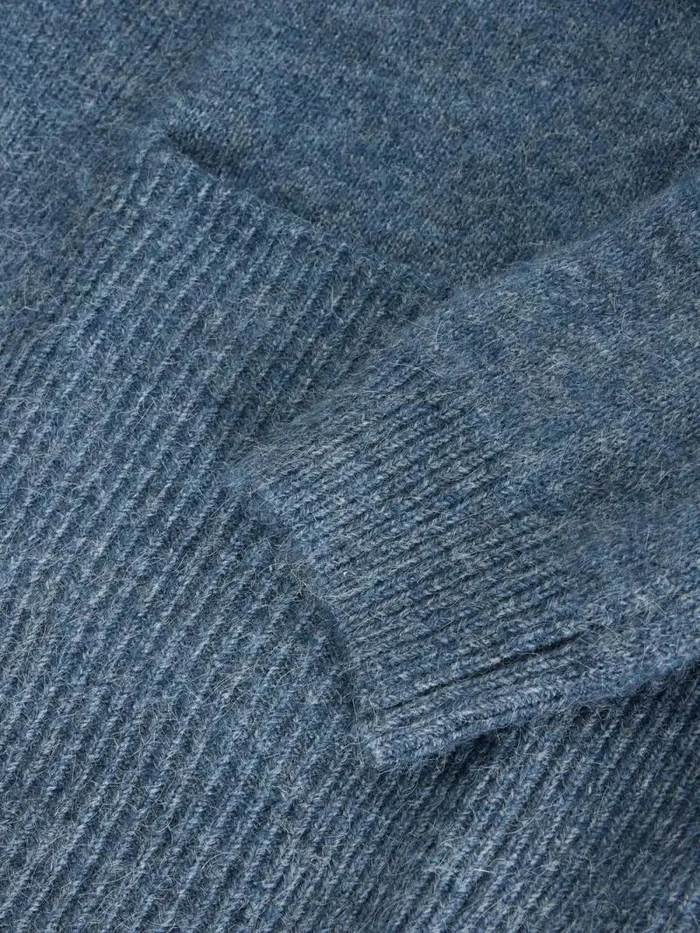 Women ERIN LONGLINE CARDI Mid Blue White Stuff Knitwear