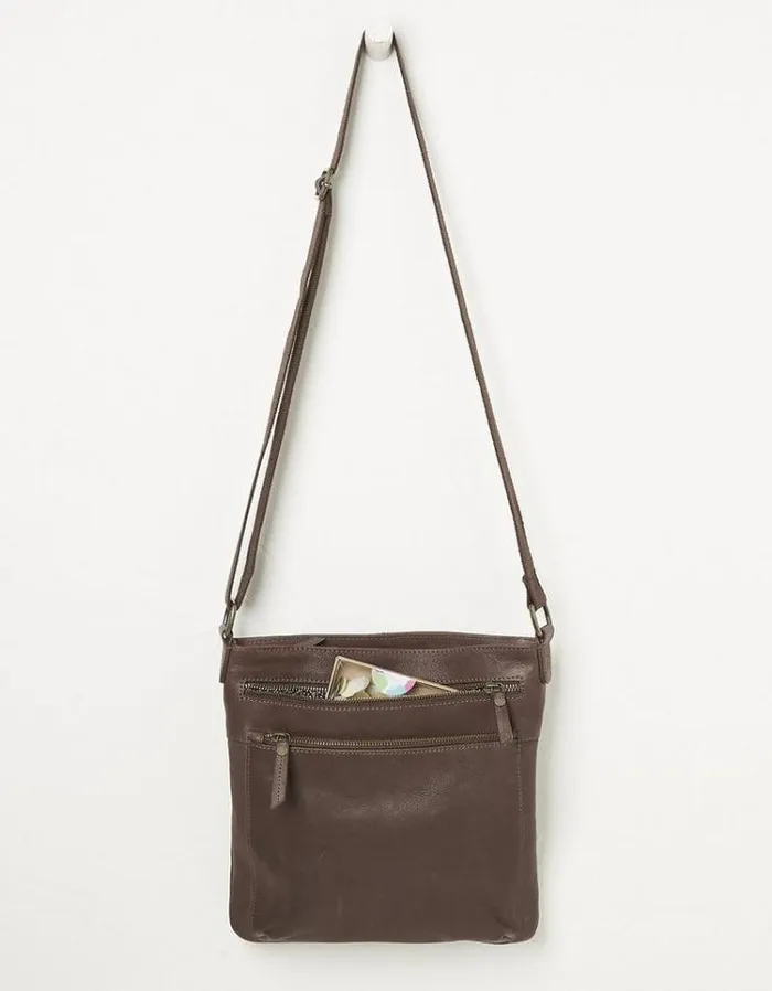 Women FatFace Bags and Wallets The Allie Crossbody Bag Chocolate Brown