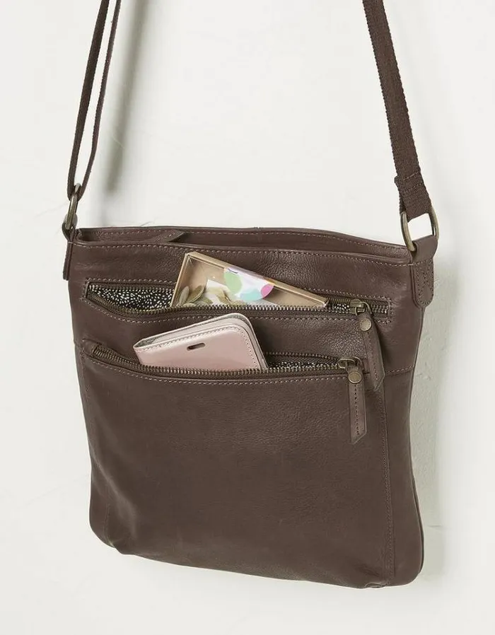 Women FatFace Bags and Wallets The Allie Crossbody Bag Chocolate Brown