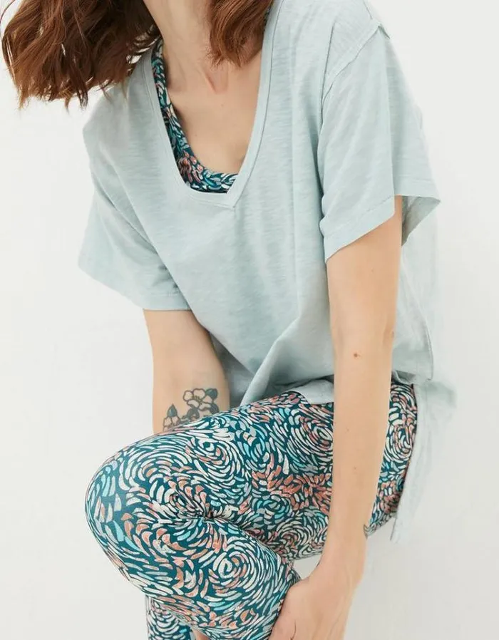 Women FatFace Tops and TShirts Abi TShirt Ice Blue