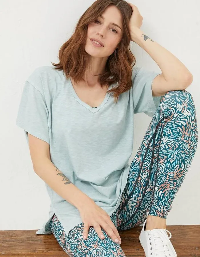 Women FatFace Tops and TShirts Abi TShirt Ice Blue