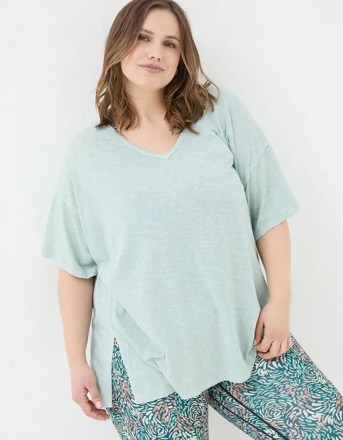 Women FatFace Tops and TShirts Abi TShirt Ice Blue