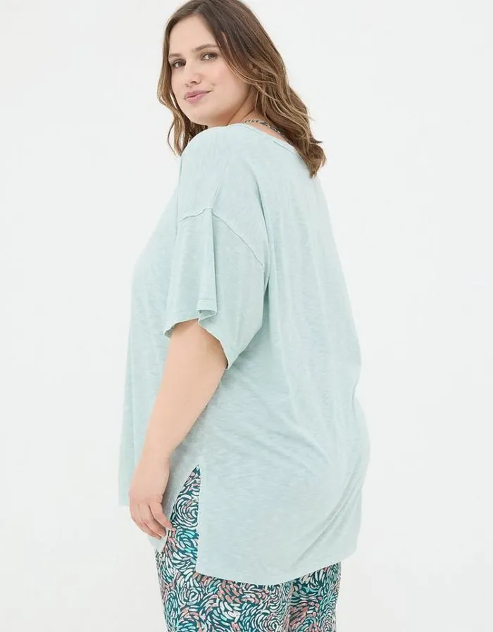 Women FatFace Tops and TShirts Abi TShirt Ice Blue