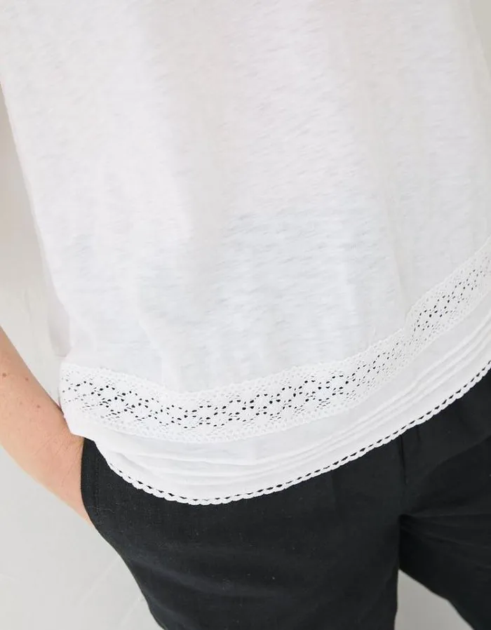 Women FatFace Tops and TShirts Tina Cami White