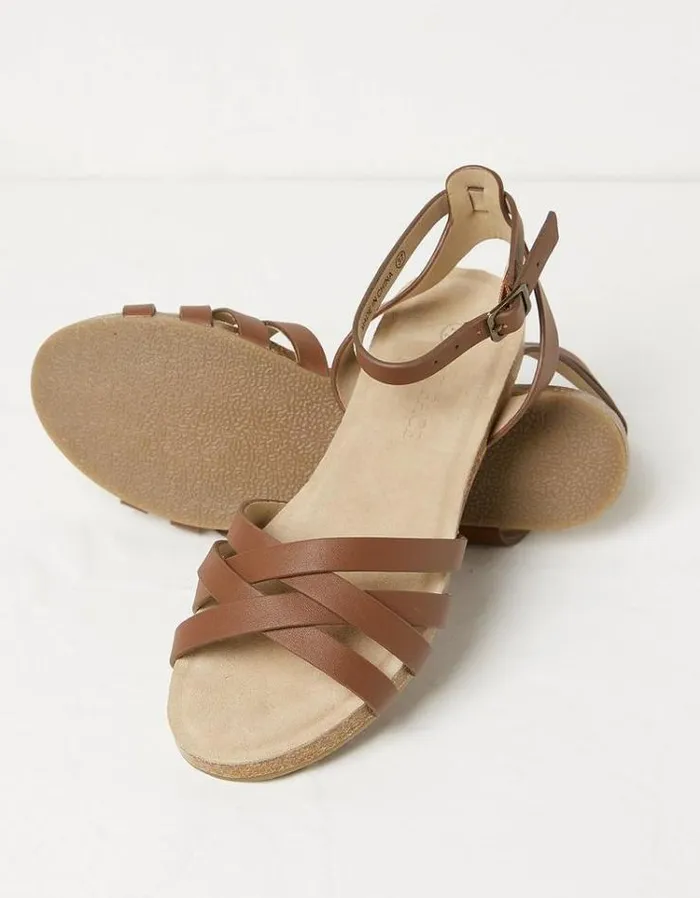 Women FatFace Vacation Shop Beth Sandals Tan