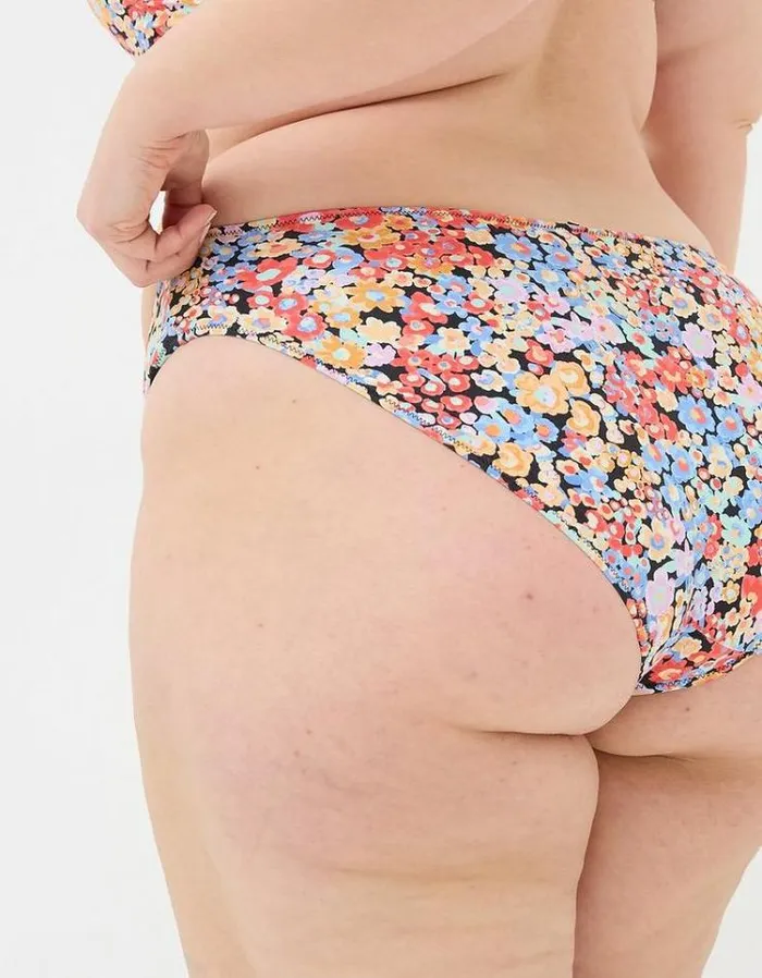 Women FatFace Vacation Shop Mila Pop Floral Bikini Bottoms Multi