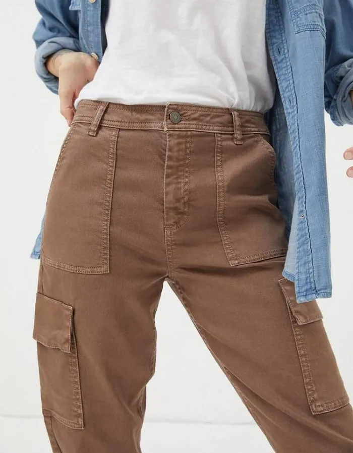 Women FatFace Women039s Sale Aspen Cargo Chinos Washed Brown