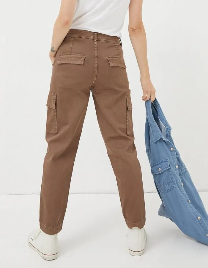 Women FatFace Women039s Sale Aspen Cargo Chinos Washed Brown