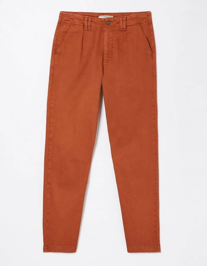Women FatFace Women039s Sale Aspen Tapered Chinos Rust Brown