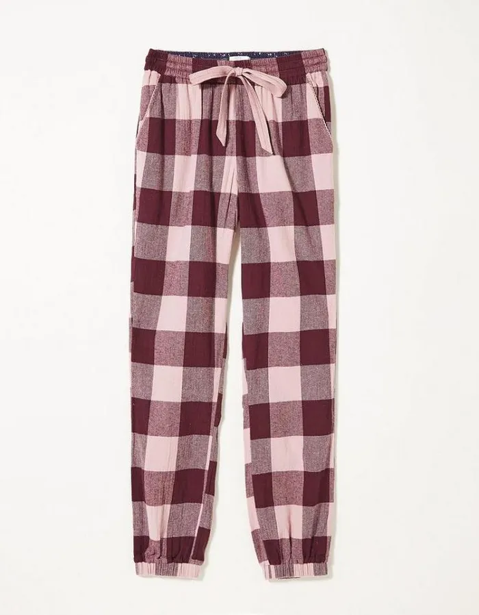 Women FatFace Women039s Sale Buffalo Check Pant Raspberry
