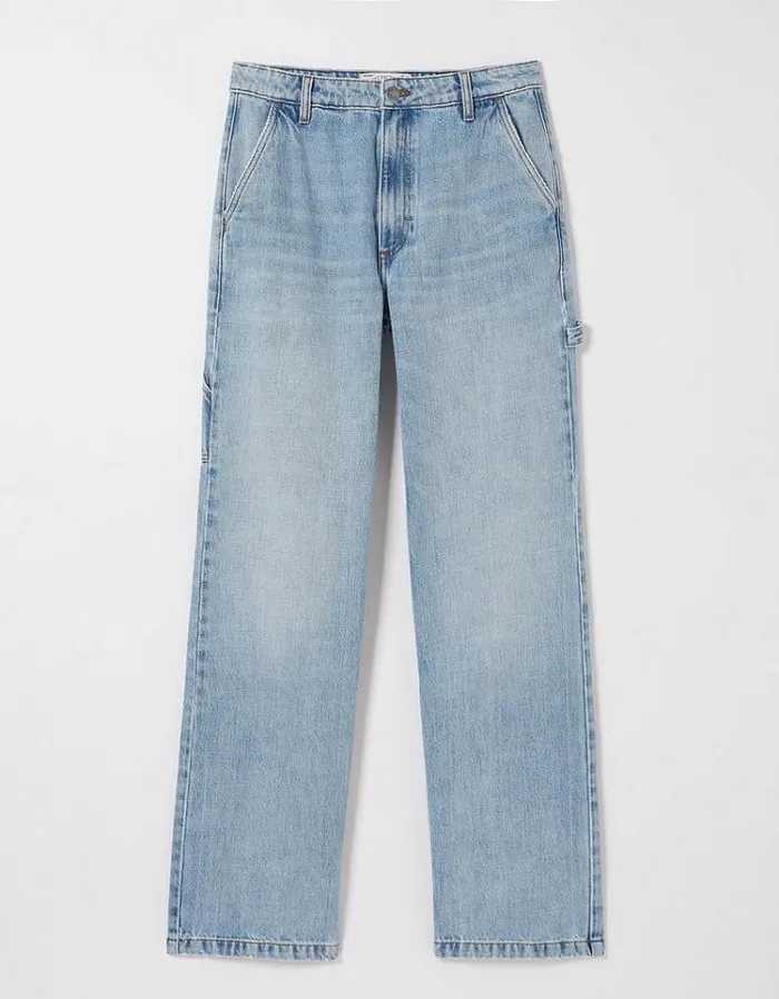 Women FatFace Women039s Sale Caris Carpenter Jeans Light Denim Blue