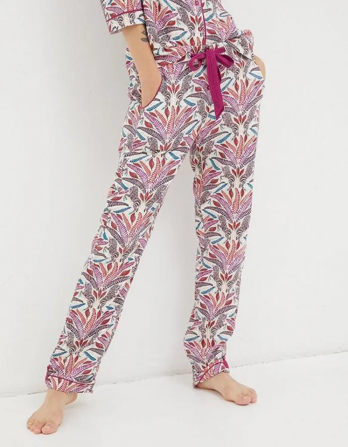 Women FatFace Women039s Sale Eva Zebra Lounge Pants Ivory