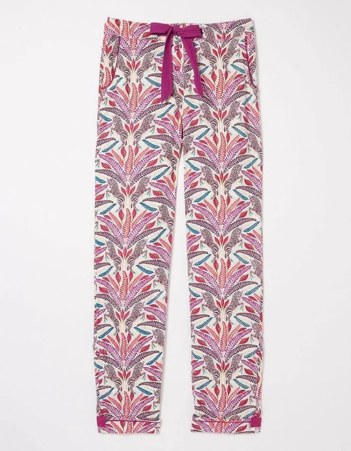 Women FatFace Women039s Sale Eva Zebra Lounge Pants Ivory