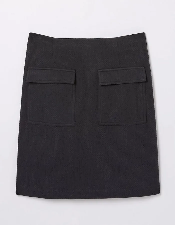 Women FatFace Women039s Sale Jen Jersey Skirt Washed Black