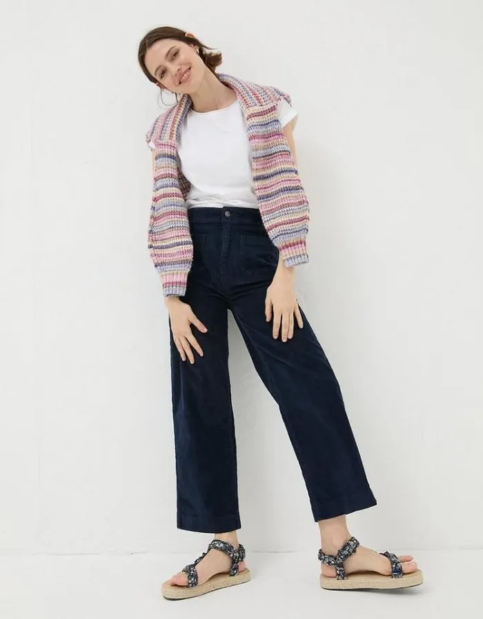 Women FatFace Women039s Sale Keswick Cord Pants Dark Navy