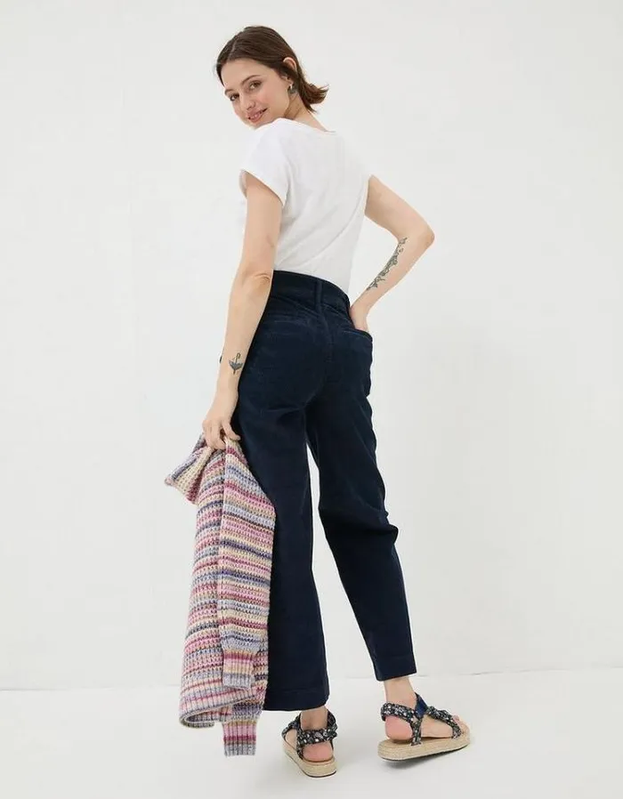Women FatFace Women039s Sale Keswick Cord Pants Dark Navy