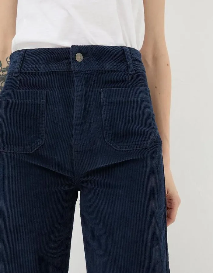 Women FatFace Women039s Sale Keswick Cord Pants Dark Navy