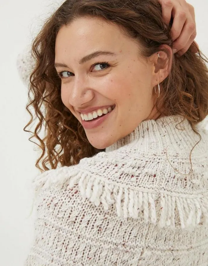 Women FatFace Women039s Sale Nora Craft Sweater Ivory
