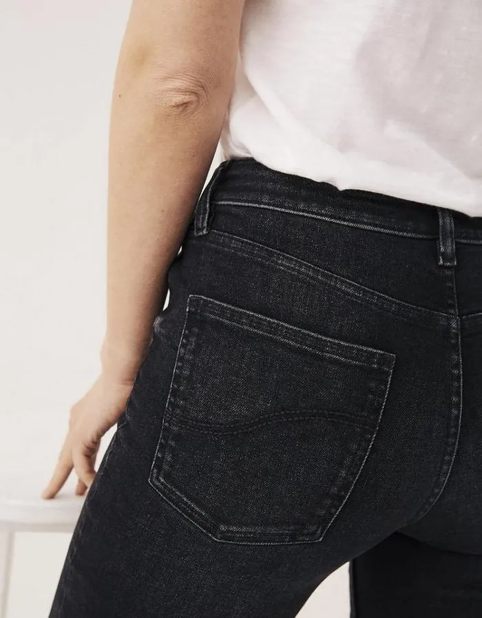 Women FatFace Women039s Sale Sway Slim Leg Comfort Stretch Jeans Vintage Black