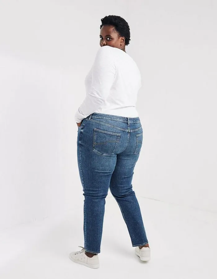 Women FatFace Women039s Sale Sway Slim Leg Comfort Stretch Jeans Vintage Blue