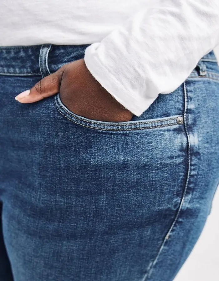 Women FatFace Women039s Sale Sway Slim Leg Comfort Stretch Jeans Vintage Blue