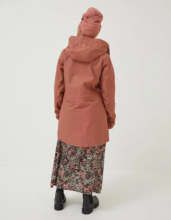Women FatFace Women039s Sale Taylor Waterproof Jacket Rust Brown