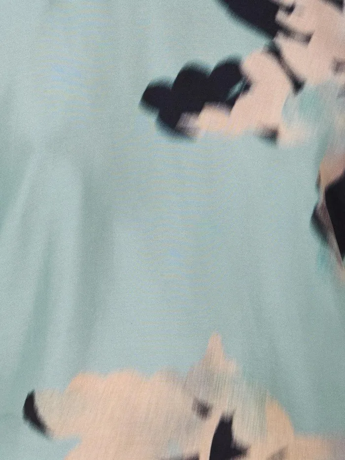 Women Floral Drift Silk Blend Dress Blue Jigsaw Dresses and Jumpsuits