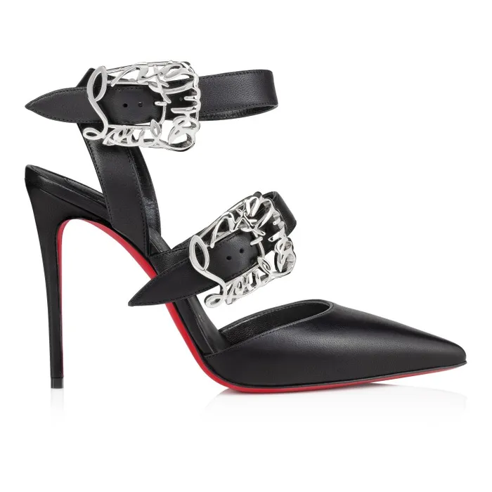 Women Giddylina 100 Mm Strappy Pumps 8211 Nappa Leather 8211 Black Christian Louboutin Pumps
