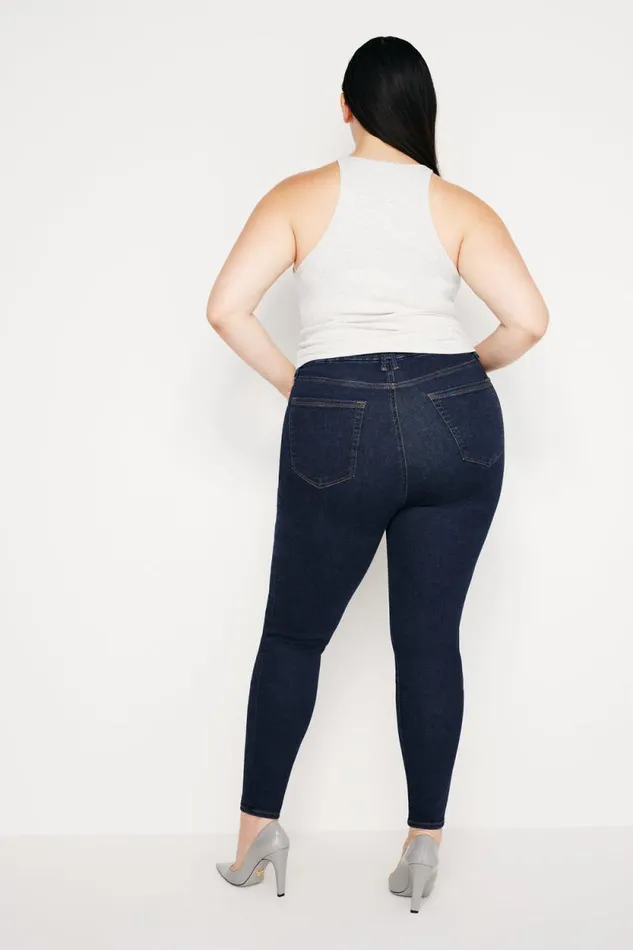 Women GOOD AMERICAN Jeans ALWAYS FITS GOOD LEGS SKINNYJEANS Denethicblue04