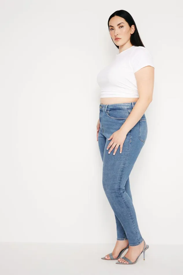 Women GOOD AMERICAN Jeans ALWAYS FITS GOOD LEGS SKINNYJEANS Denethicblue06