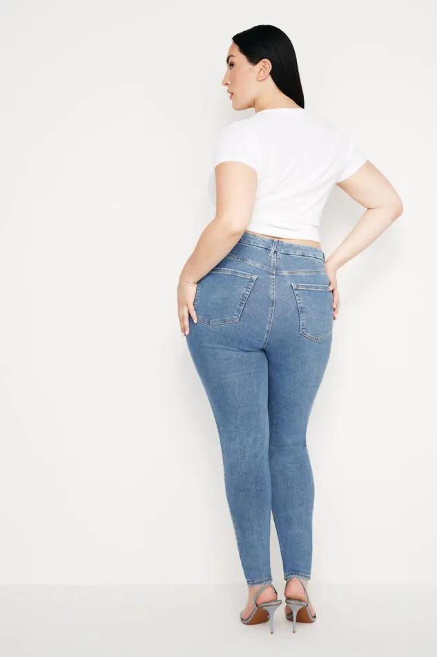 Women GOOD AMERICAN Jeans ALWAYS FITS GOOD LEGS SKINNYJEANS Denethicblue06