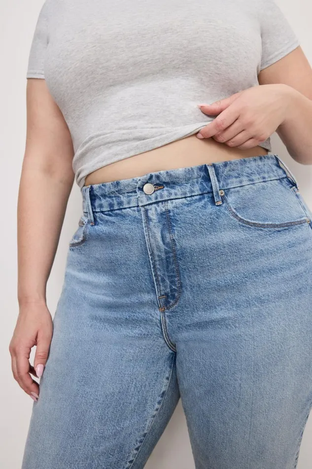 Women GOOD AMERICAN Jeans GOOD CLASSIC SLIM STRAIGHTJEANS Indigo754 Women GOOD AMERICAN Jeans GOOD CLASSIC SLIM STRAIGHTJEANS Indigo754