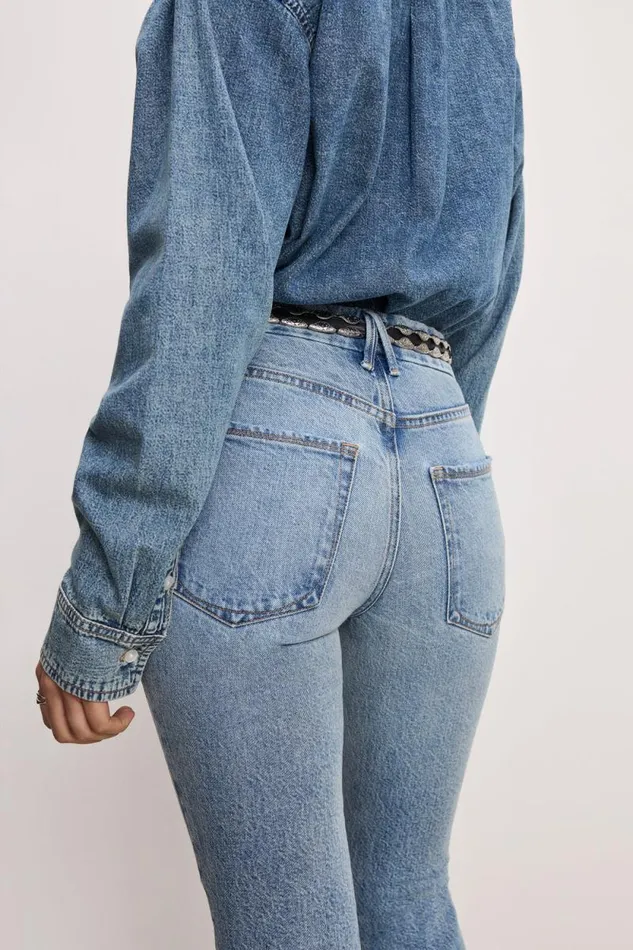 Women GOOD AMERICAN Jeans GOOD CLASSIC SLIM STRAIGHTJEANS Indigo754 Women GOOD AMERICAN Jeans GOOD CLASSIC SLIM STRAIGHTJEANS Indigo754