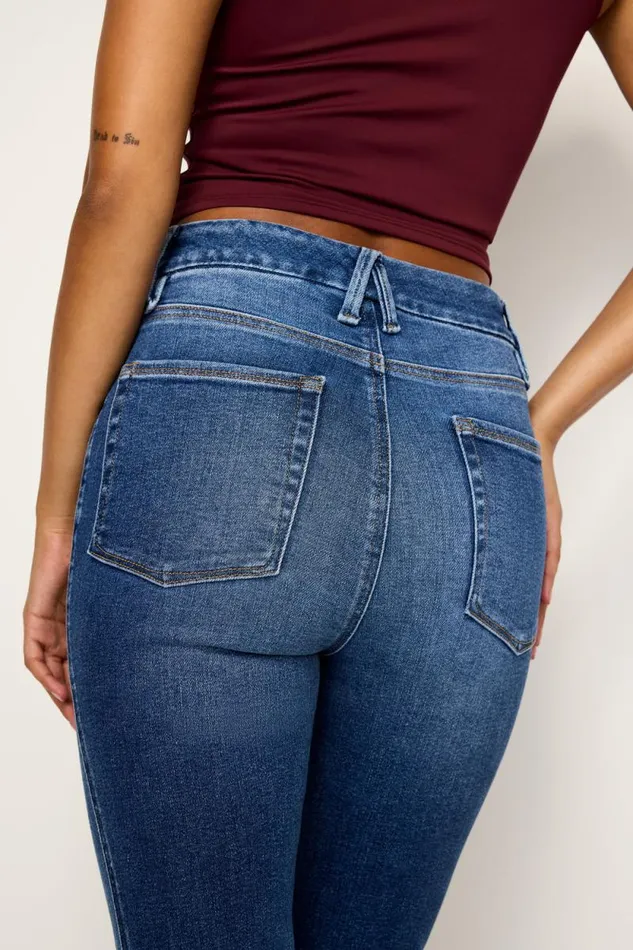 Women GOOD AMERICAN Jeans GOOD CURVE BOOTCUTJEANS Indigo708