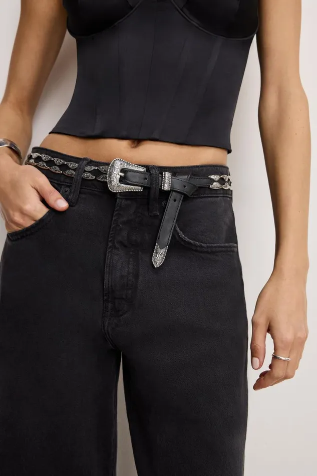 Women GOOD AMERICAN Jeans GOOD EASE RELAXEDJEANS Black324