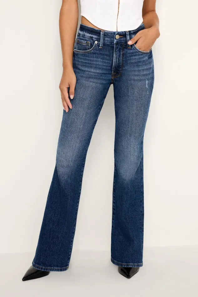 Women GOOD AMERICAN Jeans GOOD PETITE BOOTCUTJEANS Indigo704