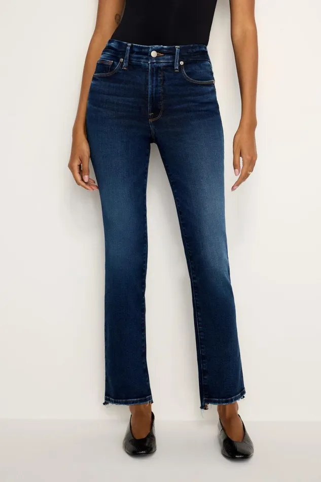 Women GOOD AMERICAN Jeans SOFTTECH GOOD CLASSIC SLIM STRAIGHTJEANS Indigo511