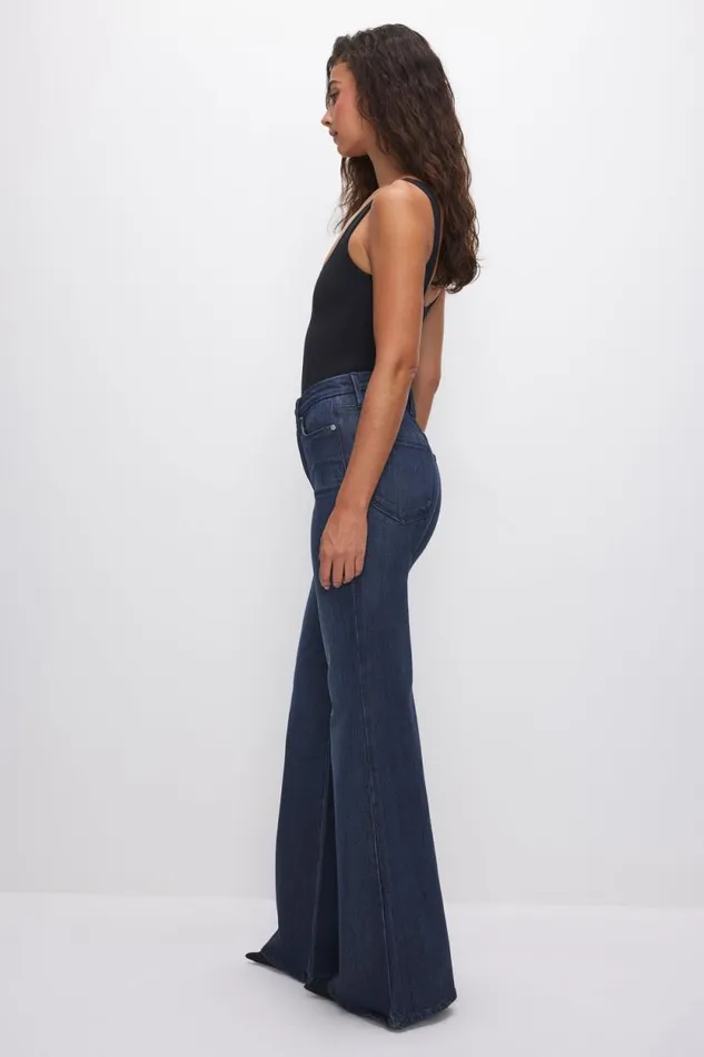 Women GOOD AMERICAN Jeans SOFTTECH GOOD WAIST PALAZZOJEANS Indigo501