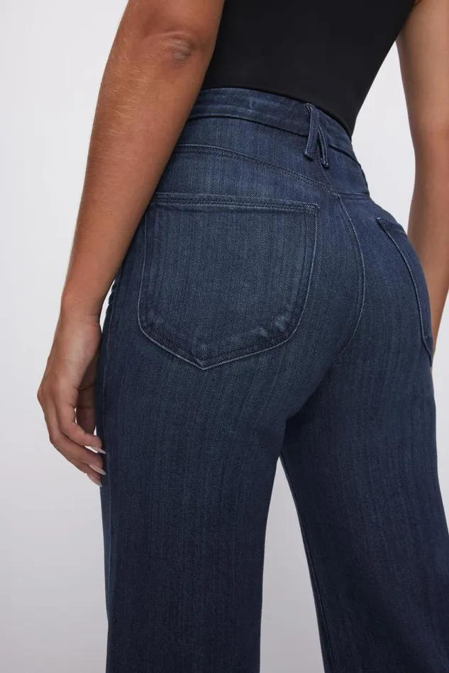 Women GOOD AMERICAN Jeans SOFTTECH GOOD WAIST PALAZZOJEANS Indigo501