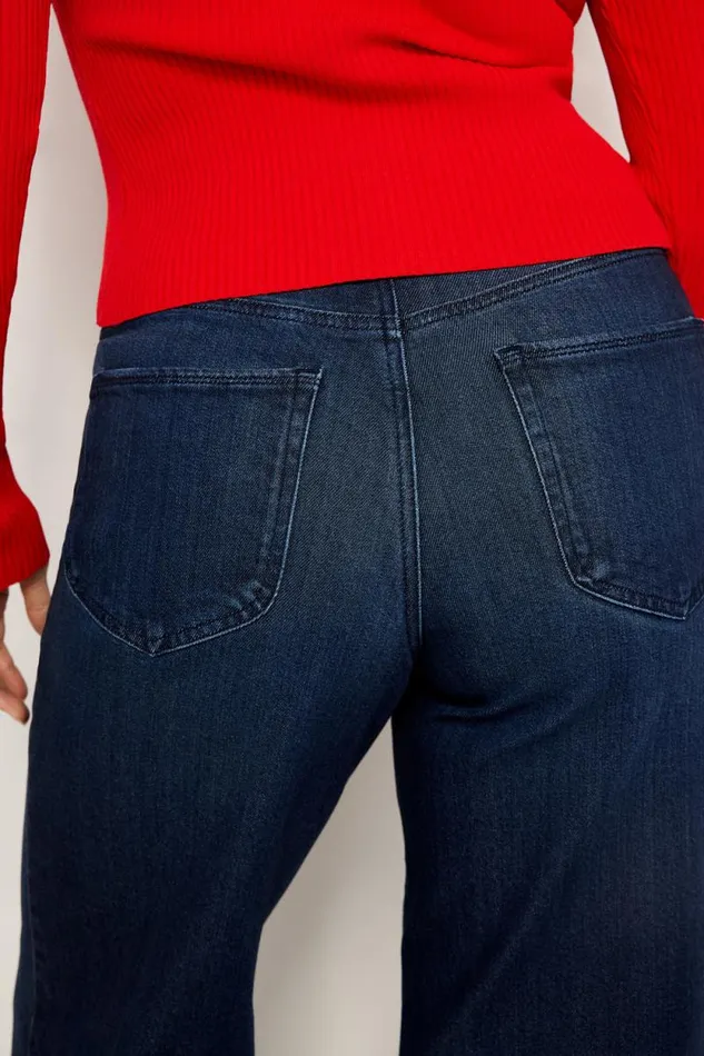 Women GOOD AMERICAN Jeans SOFTTECH GOOD WAIST PALAZZOJEANS Indigo501