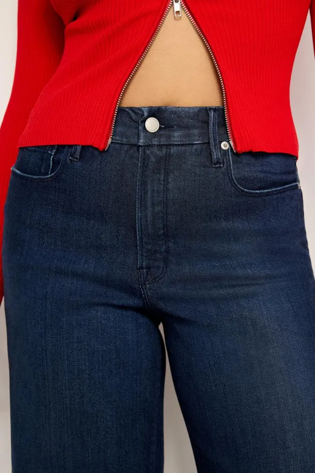 Women GOOD AMERICAN Jeans SOFTTECH GOOD WAIST PALAZZOJEANS Indigo501