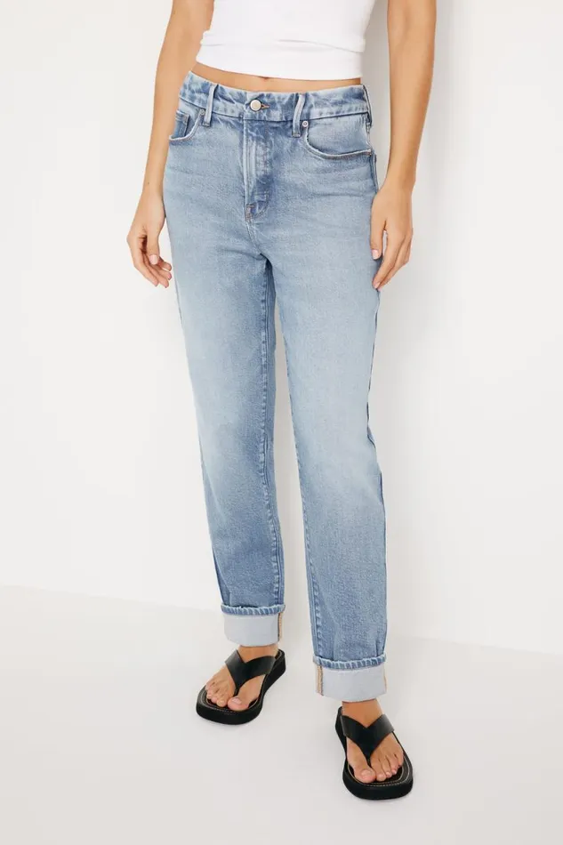 Women GOOD AMERICAN Jeans THE WEEKENDERJEANS Indigo510