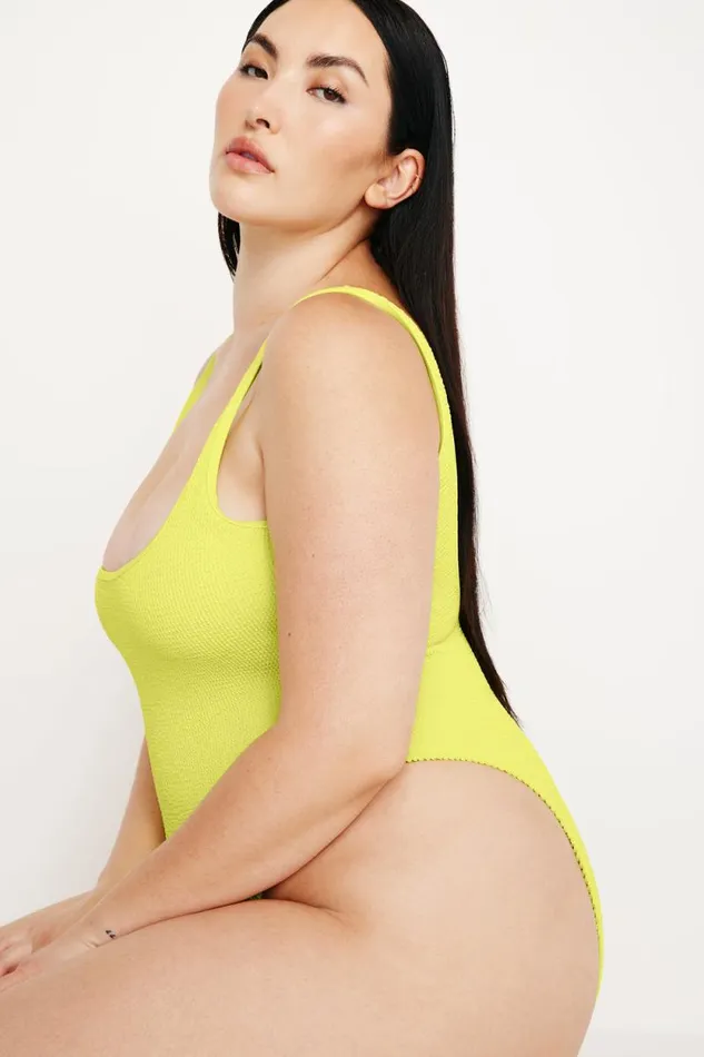 Women GOOD AMERICAN Swim ALWAYS FITS HIGHLEGSWIMSUIT Palo Verde002