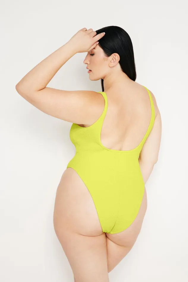 Women GOOD AMERICAN Swim ALWAYS FITS HIGHLEGSWIMSUIT Palo Verde002
