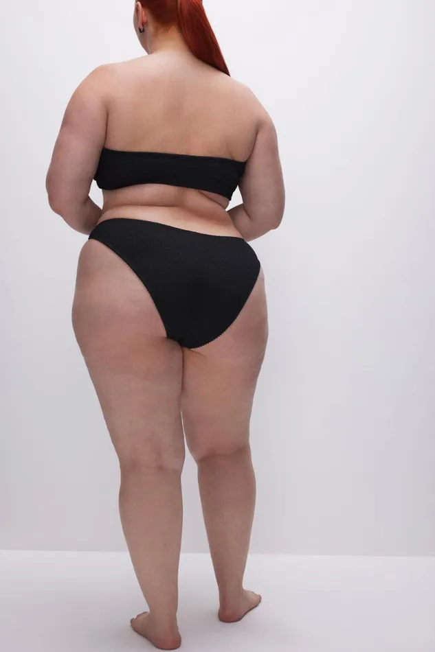 Women GOOD AMERICAN Swim ALWAYS FITS TWIST BIKINITOP Black001