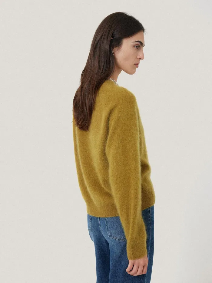 Women Halo Cashmere Jumper Green Jigsaw Knitwear and Cashmere