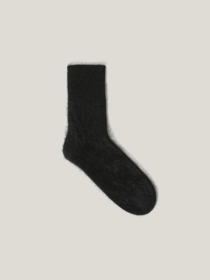 Women Halo Cashmere Sock Black Jigsaw Knitwear and Cashmere