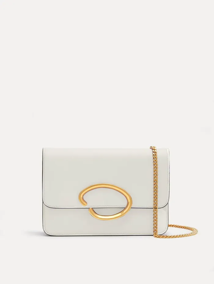 Women Handbags Oscar De La Renta O Pochette White