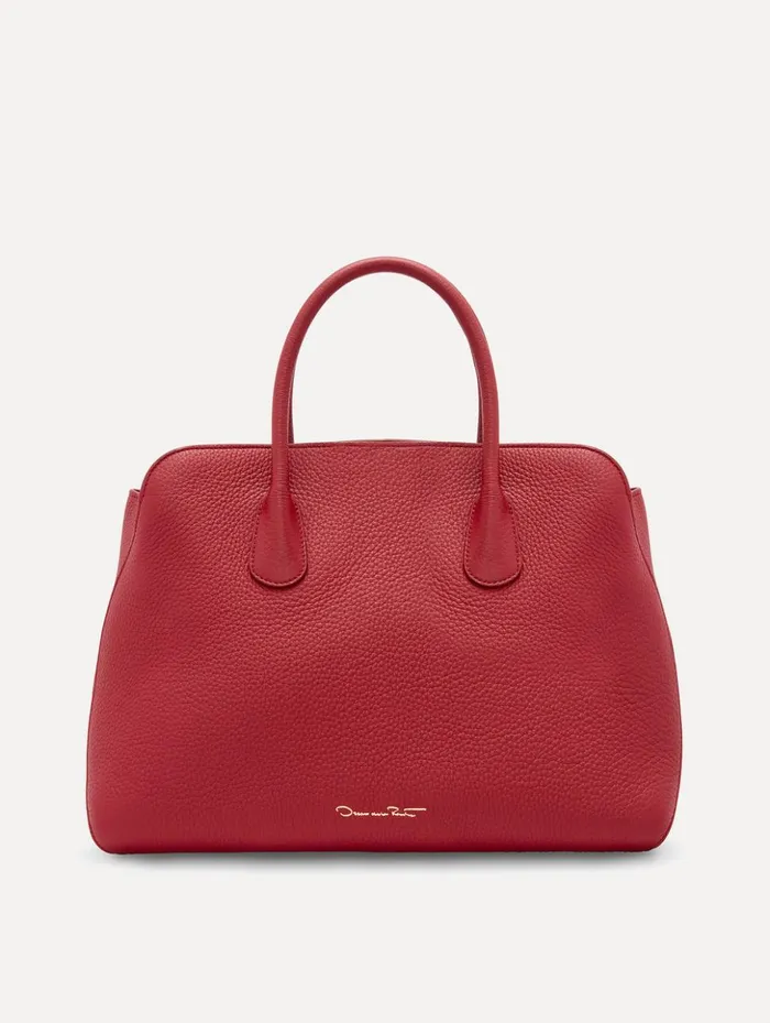 Women Handbags Oscar De La Renta The Ivy Scarlet